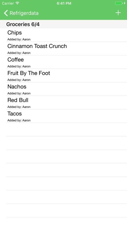 Refrigerdata - The Digital Shopping List screenshot-4