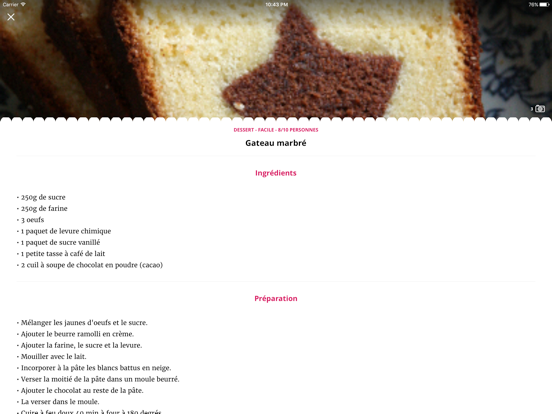 Screenshot #5 pour Les recettes de Mamie Mone