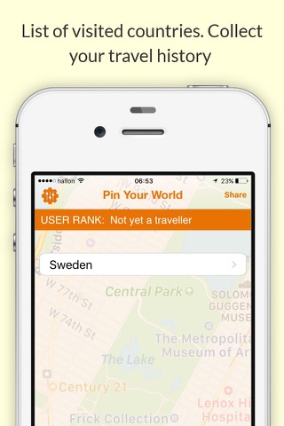 Pin Your World -Best Tool to gather visited places screenshot 2