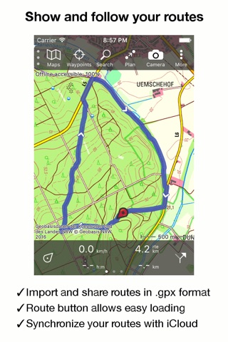 Topo GPS Germany screenshot 3