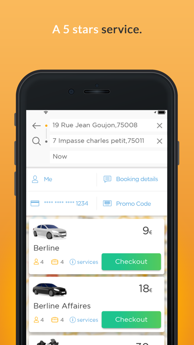 Allocab VTC et Taxi Moto Screenshot
