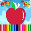 Fruit Gaming Learn Paint Fun For Kids