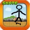 Tiny Stick-Man Skate-Boarding Awsome Pixel Game