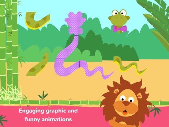 Screenshot #1 for Fun Jungle Animals - Puzzles and Stickers for Kids