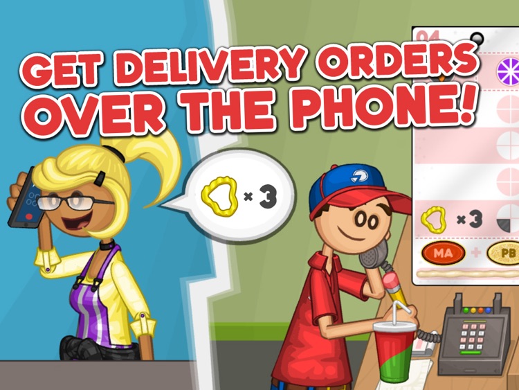 Papa's Pizzeria HD screenshot-3