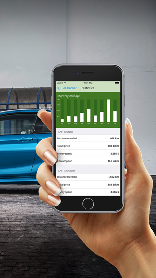 Screenshot #2 pour Fuel Tracker Gas & Mileage Log