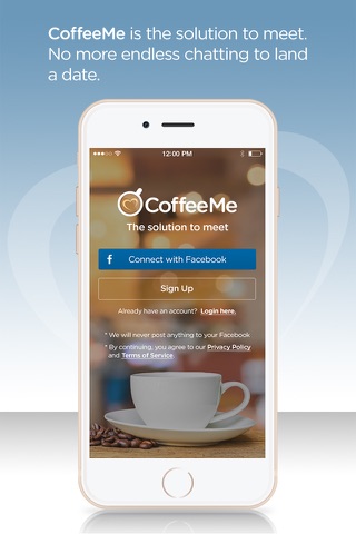 CoffeeMe - Grab a Coffee With Your Match screenshot 4