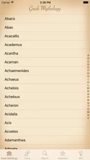 mythology & trivia iphone screenshot 2