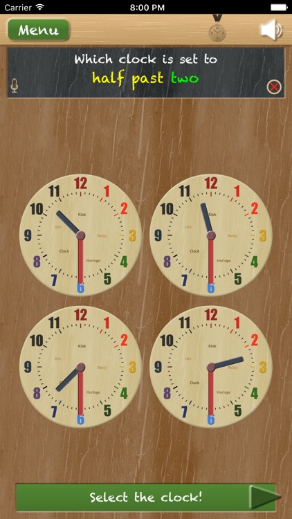 Set the clock - telling time (learn to tell time)