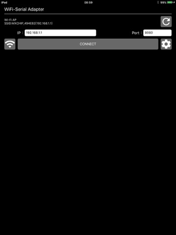 TCP/IP to Serial Terminal - náhled