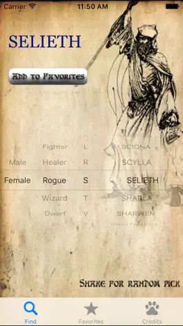 Game screenshot Fantasy Names for Cool Game Characters hack