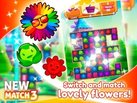 Blossom Garden Match 3: Connect and Bloom Flowersのおすすめ画像3