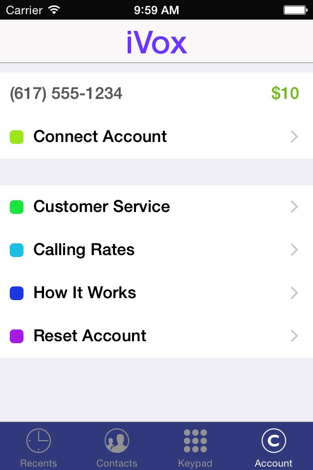 iVox Cheap International Calling App screenshot 4