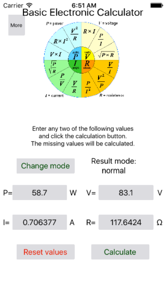 #3. Basic Electronic Calculator (iOS) 由: Gergely Nagy