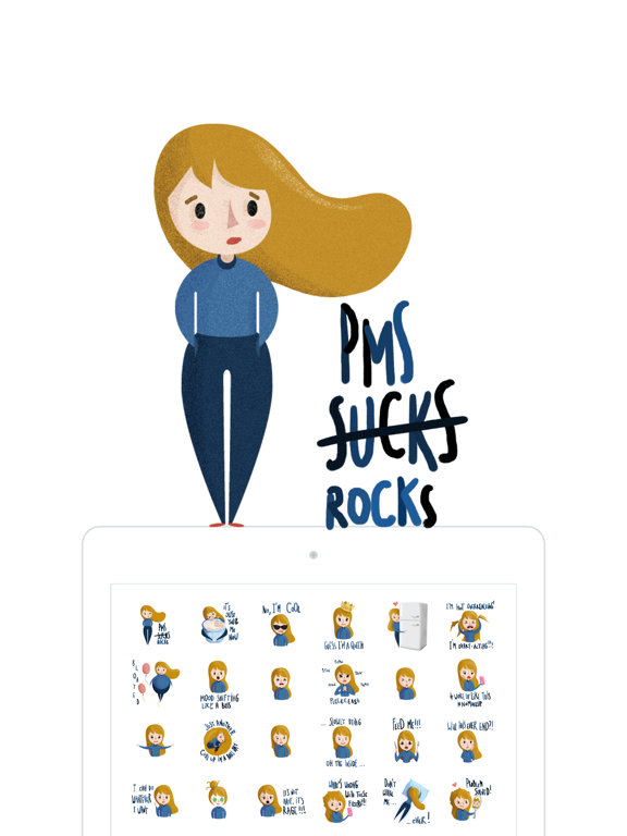 Screenshot #4 pour Bloody Marrie - Girl Problems Stickers