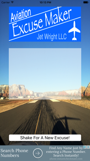 Aviation Excuse maker
