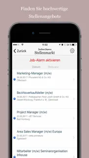 f.a.z. stellenmarkt – ihre app für die jobsuche iphone screenshot 2