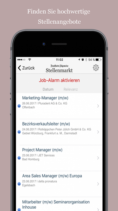 F.A.Z. Stellenmarkt – Ihre App für die Jobsucheのおすすめ画像2