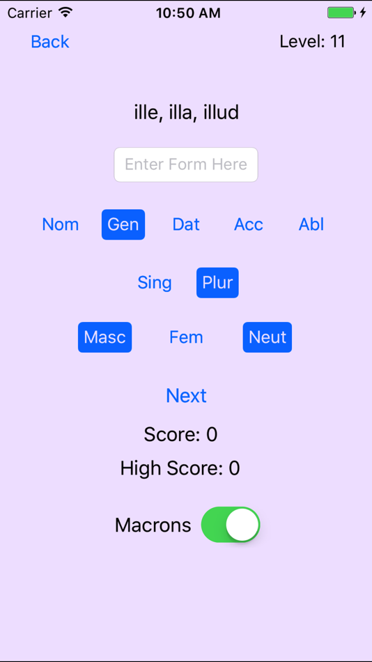 #5. Latin App (iOS) 由: Andrew Sweet