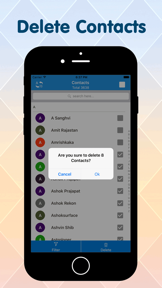 Delete Multiple Phone Contacts screenshot