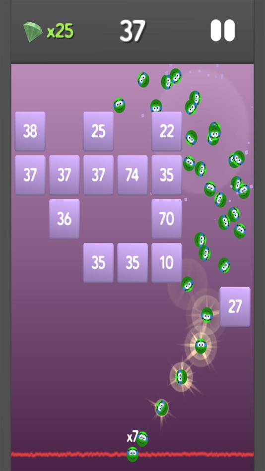 #2. Balls to Blocks - Brick Break (iOS) 由: Batuhan Bayar