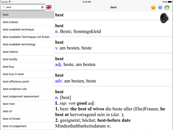 Screenshot #4 pour German English dictionary best translation tool