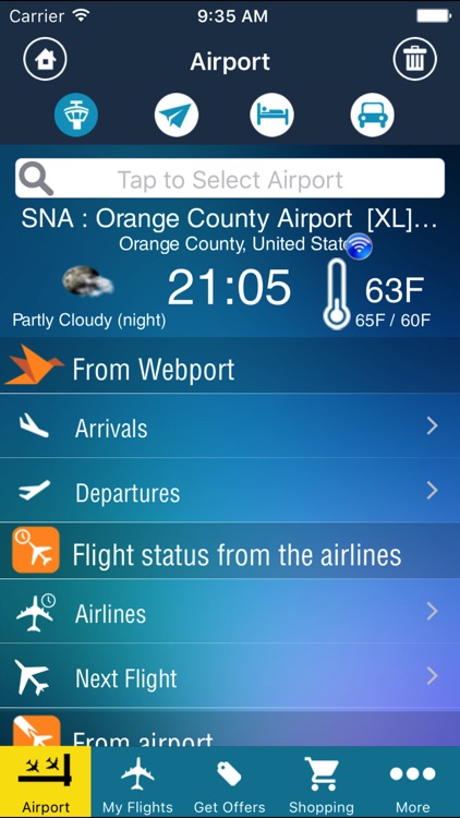 John Wayne Airport Pro (SNA) + Flight Tracker HD