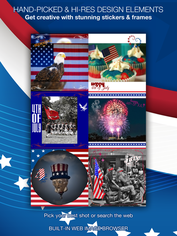 Screenshot #4 pour Insta 4th of July - United States of America 1776