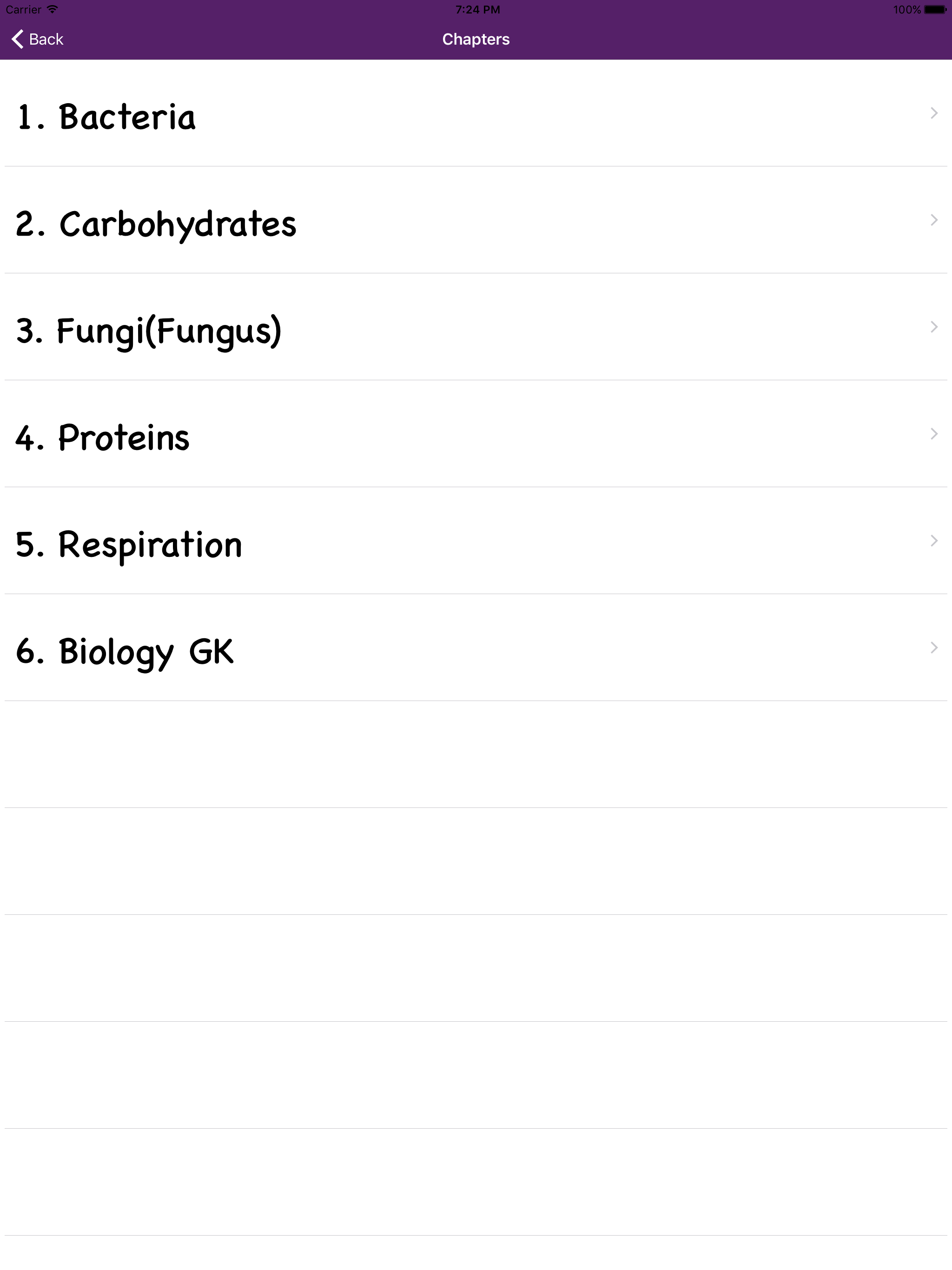 Biology Quiz Test screenshot 7