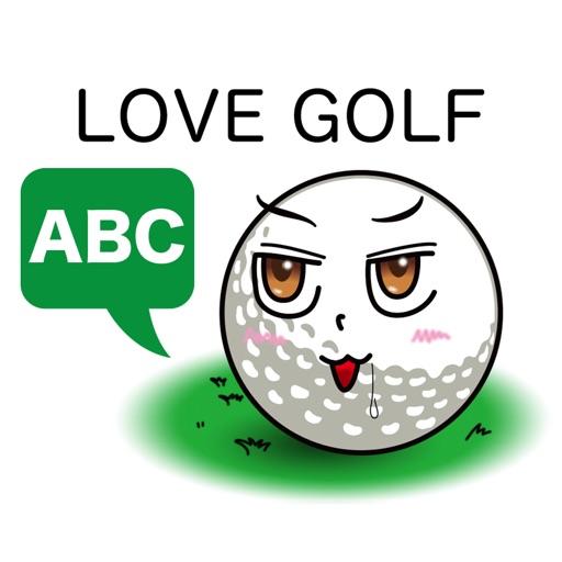 LoveGolfStickerEng icon