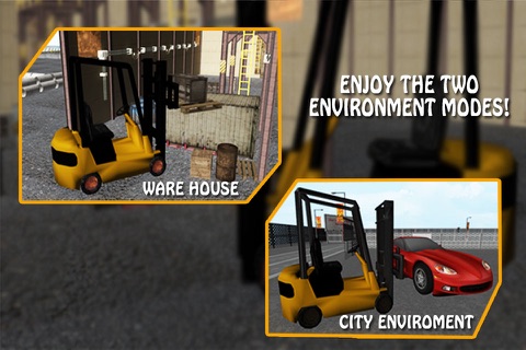 Forklift driving challenge 3D screenshot 3