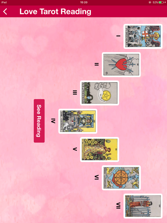 Screenshot #4 for Love Tarot Card Reading - True