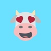Cows + Cattle Emojis & Stickers - Cow Moji!