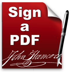 Sign a PDF