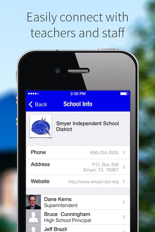 Smyer ISD screenshot 2