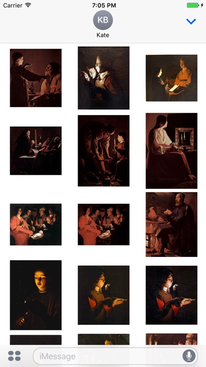 Georges De La Tour Artworks Stickers