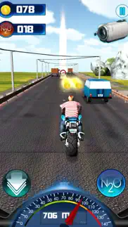moto racing 3d 2017 : city race game iphone screenshot 2