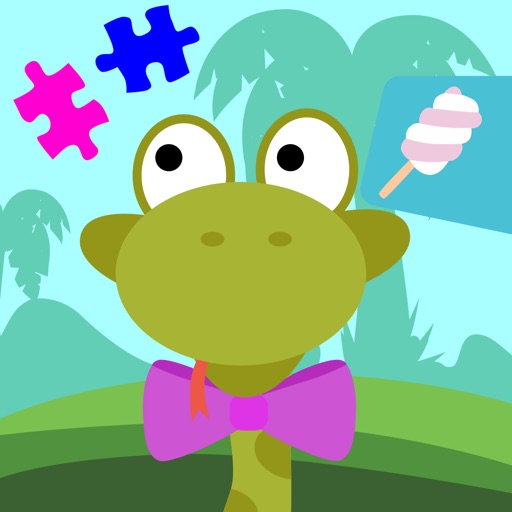 Fun Jungle Animals - Puzzles and Stickers for Kids icon