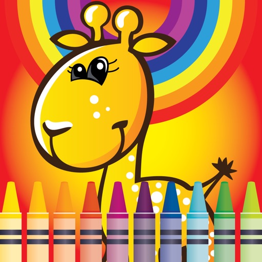 Coloring Cute Animals Zoo fun doodling book