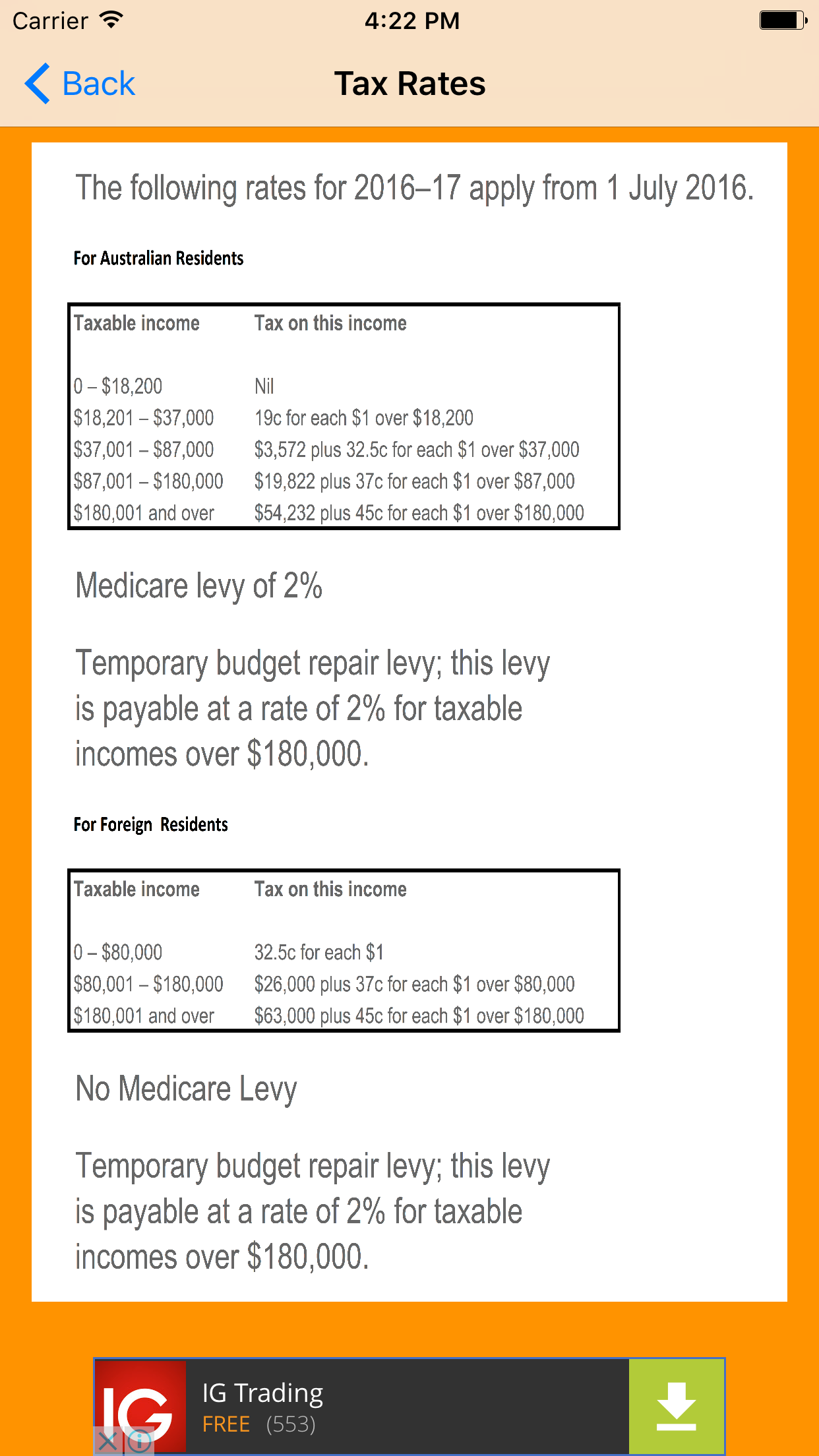 Tax Return Calculator