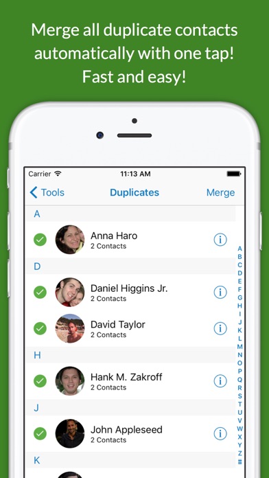 Delete Duplicates and Contacts - Easy Delete Screenshot 2