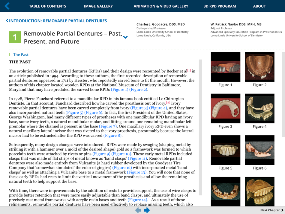 #4. Removable Partial Dentures (iOS) By: eHuman Inc.