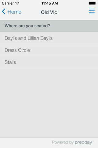 The Old Vic Drinks App screenshot 2