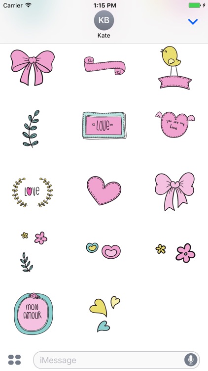 Animated I Love You Stickers