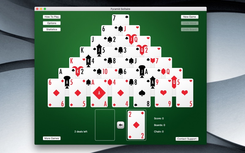 Screenshot #1 for Pyramid Solitaire Cards