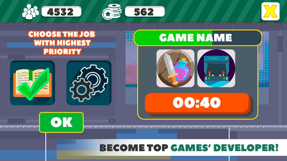 #4. Game Maker Tycoon: Developer Studio (iOS) Bởi: Tayga Games OOO