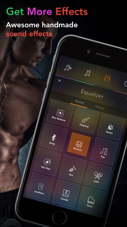 Equalizer + Volume Booster player&sound effects eq screenshot-3