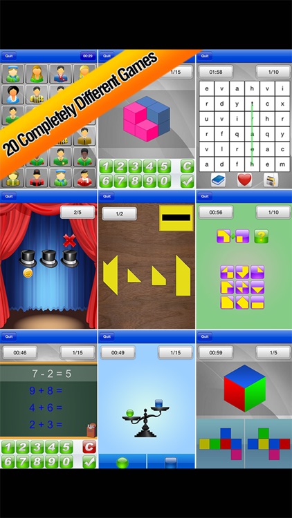 Brain School ™ Word, Puzzle & Logic Games Training screenshot-3