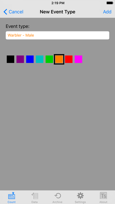 EventLog iPhone screenshot 2 - Productivity app