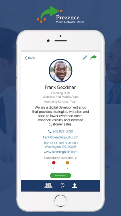 Prezence-Meet. Network. Refer